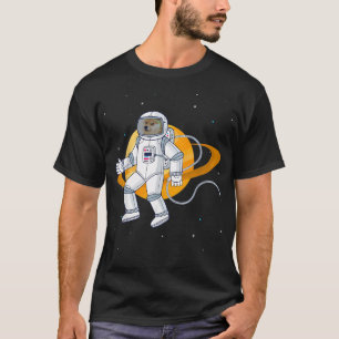 Camiseta Cripto De Dogecoína Astronauta De Doge Mantenido E
