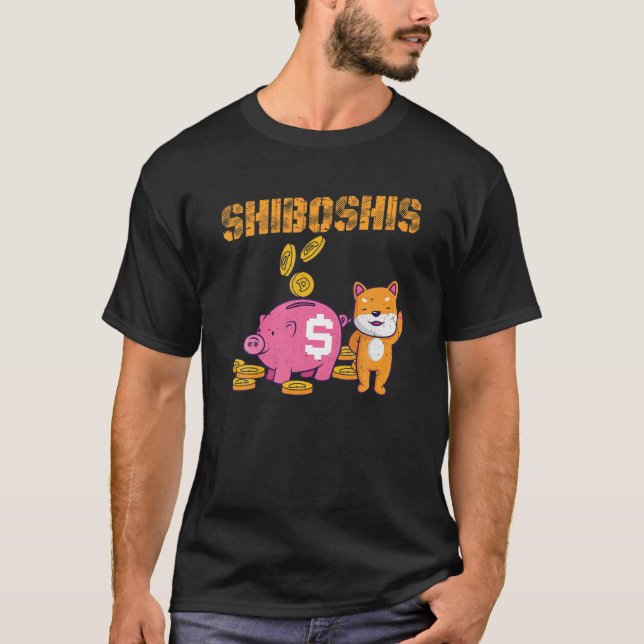 Camiseta Cripto de la moneda Shiboshi Inu (Anverso)