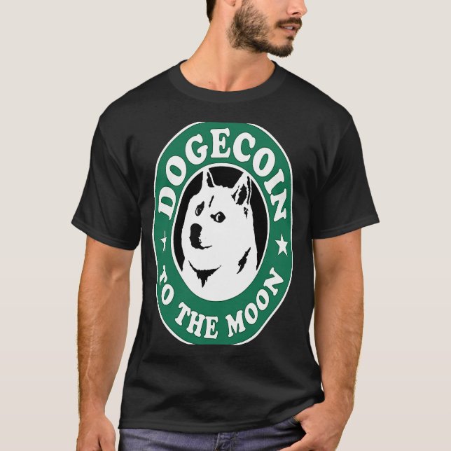 Camiseta Cripto de memo criptográfico de dogecoina (Anverso)