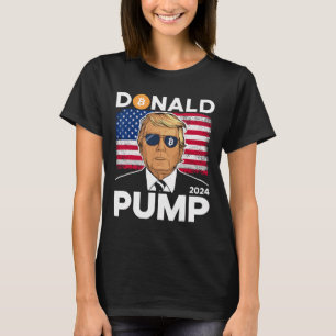 Camiseta Cripto de Trump 2024, gracioso moneda de Bitcoin