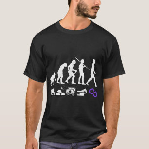 Camiseta Cripto Mático de Dinero de Evolución de Polígono