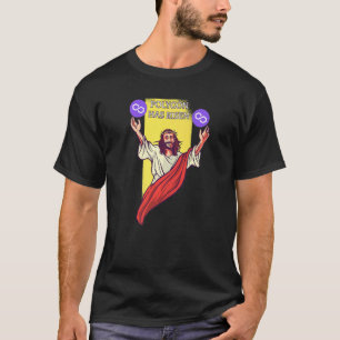 Camiseta Cripto Mático De Polígono Ha Aumentado Los Jes De 