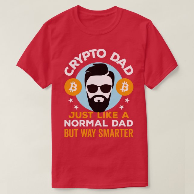 Camiseta Cripto papá igual que papá normal pero mucho más i (Diseño del anverso)