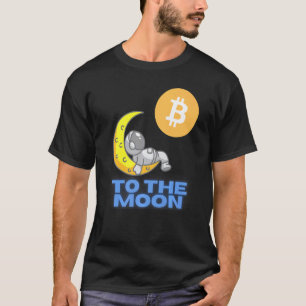 Camiseta Criptodivisa De Bitcoin A La Cadena De Bloqueo De