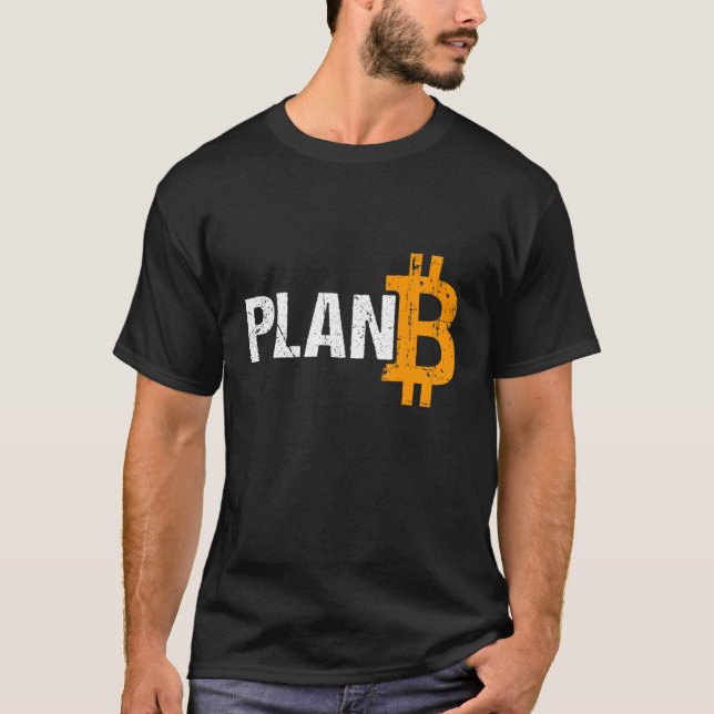 Camiseta Criptodivisa de Bitcoin Plan B (Anverso)