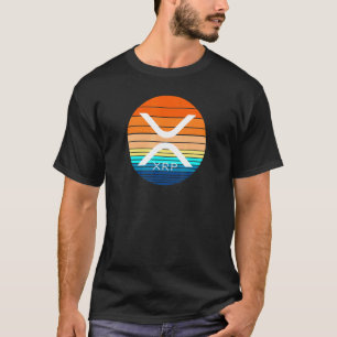 Camiseta Criptodivisa De Crypto Modern Sunset Hodl De Xrp