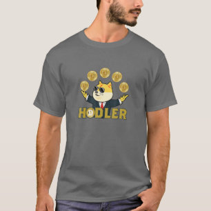 Camiseta Criptodivisa de Dogecografía de HODL