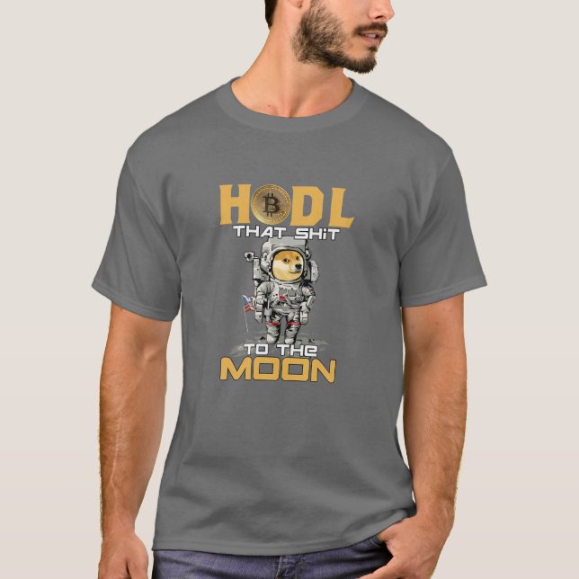 Camiseta Criptodivisa de Dogecografía de HODL (Anverso)