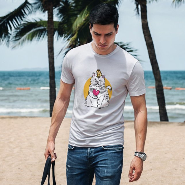 Camiseta Criptodivisa de gato de Bitcoin (Subido por el creador)