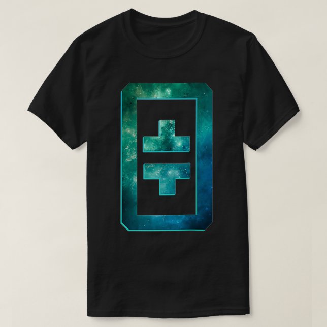 Camiseta Criptodivisa de imagen con logotipo THETA (Diseño del anverso)