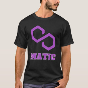 Camiseta Criptodivisa de la red Poligon Crypto MATIC Altcoi
