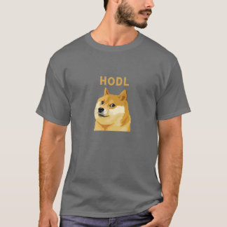 Camiseta Criptodivisa Dogecoin HODL