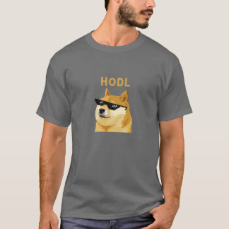 Camiseta Criptodivisa Dogecoin HODL