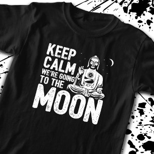 Camiseta Criptodivisa XRP A La Luna Mantener Crypto Tranqui