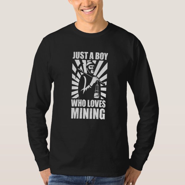 Camiseta Criptomoneda de oro de mineral de carbón solo un c (Anverso)