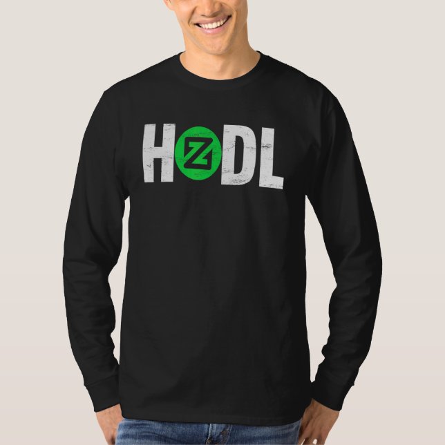 Camiseta Criptomoneda Para Hombres Y Mujeres Zilliqa Hodl Z (Anverso)