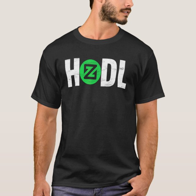 Camiseta Criptomoneda Para Hombres Y Mujeres Zilliqa Hodl Z (Anverso)