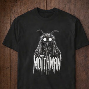 Camiseta Criptozo Criptonita Mothman Horror Gótico Paranorm