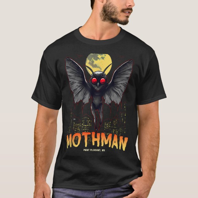 Camiseta Criptozoología de Cryptias de Mothman Cute (Anverso)