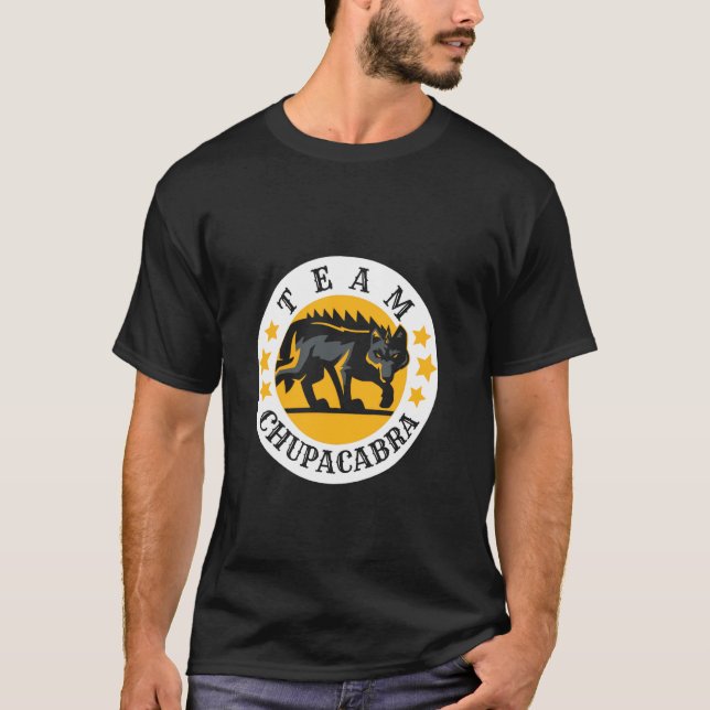 Camiseta Criptozoología de la bestia mítica de El Chupacabr (Anverso)