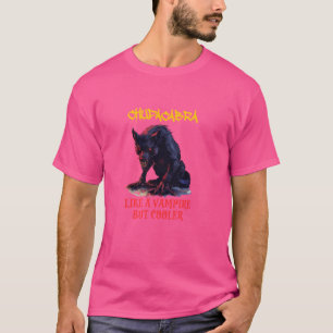 Camiseta Criptozoología de la bestia mítica de El Chupacabr
