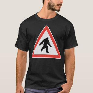Camiseta Criptozoología del Rótulo Bigfoot Sasquatch Yeti R