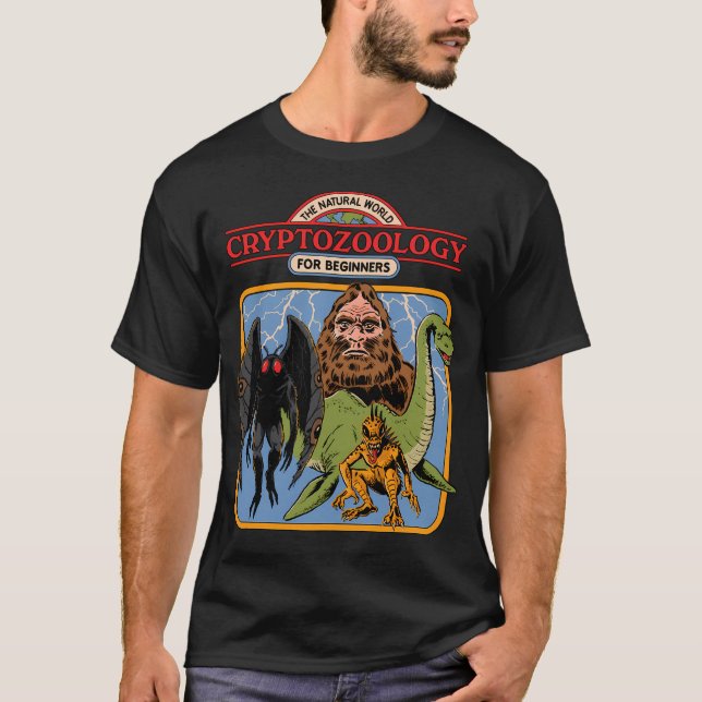Camiseta Criptozoología Para Principiantes (Anverso)