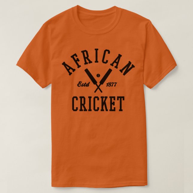 CAMISETA CRÍQUET AFRICANO (Diseño del anverso)
