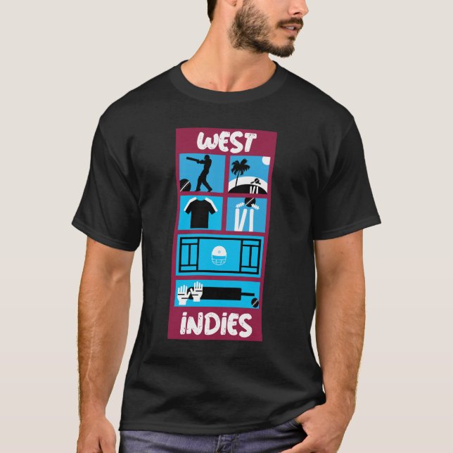 Camiseta Críquet de invierno | Indias Occidentales | Tempor (Anverso)