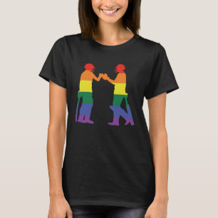 Camiseta Críquet LGBTQ para hombres cricket lesbianas gay