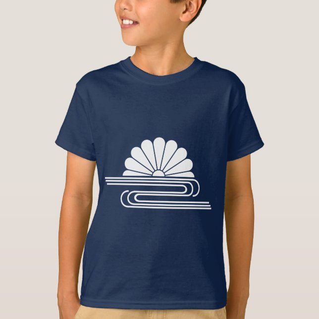 Camiseta crisantemo con agua (Anverso)