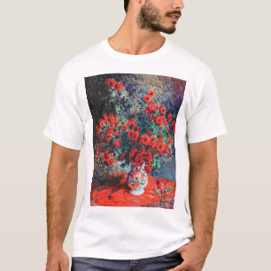 Camiseta Crisantemo Rojo, Monet
