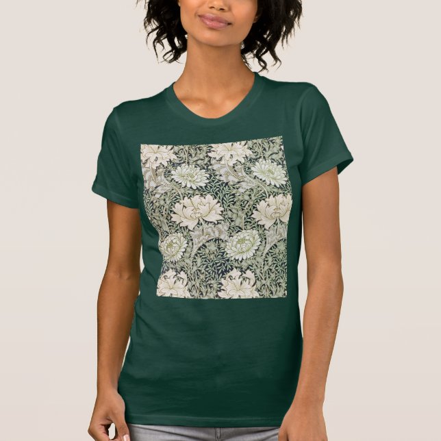 Camiseta Crisantemo, William Morris (Anverso)