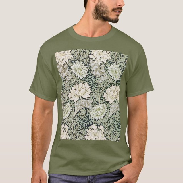 Camiseta Crisantemo, William Morris (Anverso)