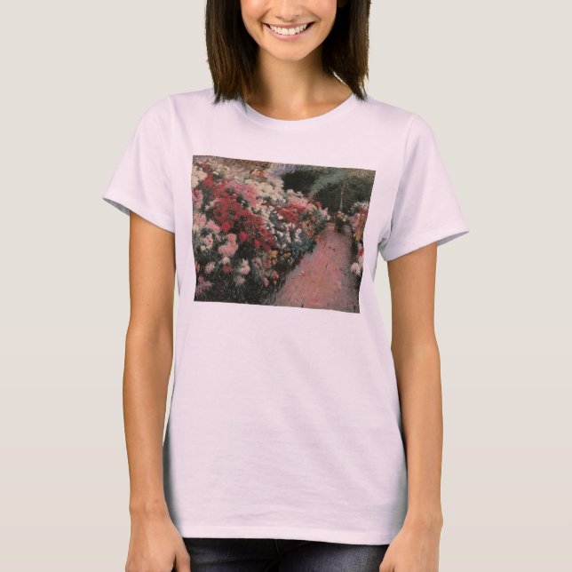 Camiseta Crisantemos por Dennis Bunker Miller, Bella Artes (Anverso)