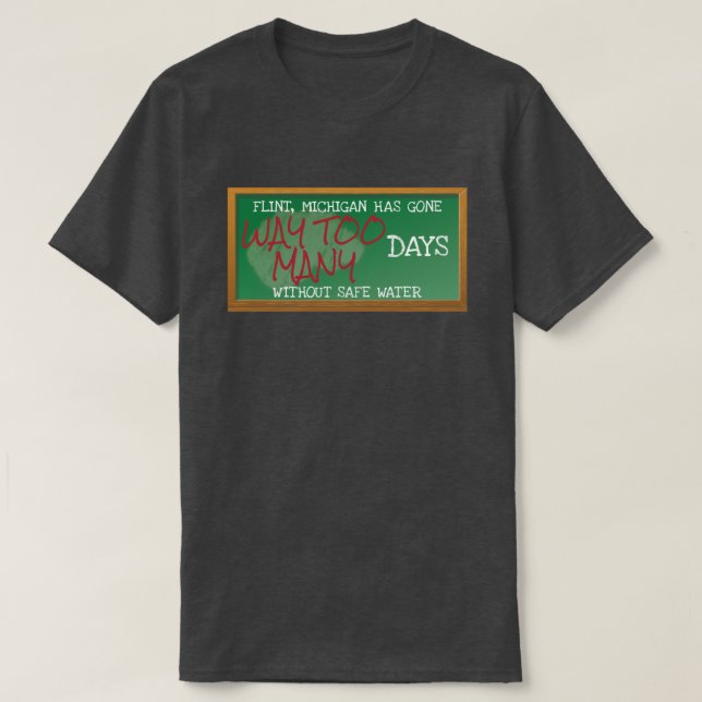 Camiseta Crisis del agua de vuelo (Diseño del anverso)