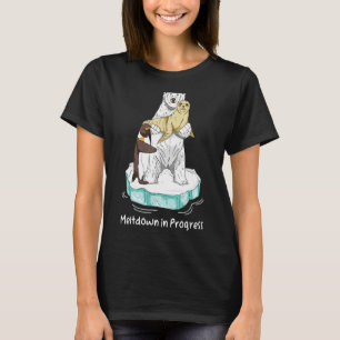 Camiseta Crisis en curso Clima del oso de calentamiento glo
