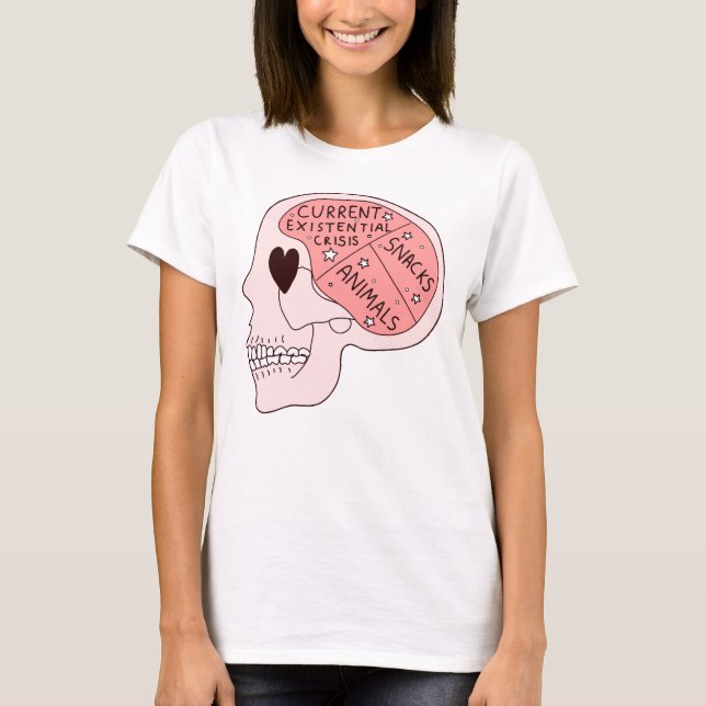 Camiseta Crisis existencial actual se cobra animales (Anverso)