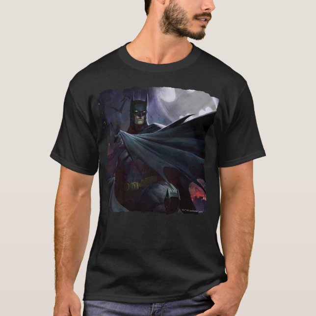 Camiseta Crisis infinita Ilustracion Batman (Anverso)
