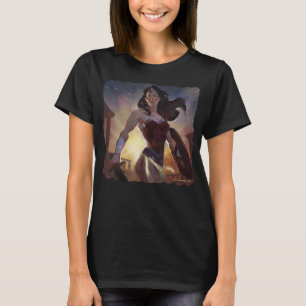 Camiseta Crisis infinita Ilustracion de mujer maravilla