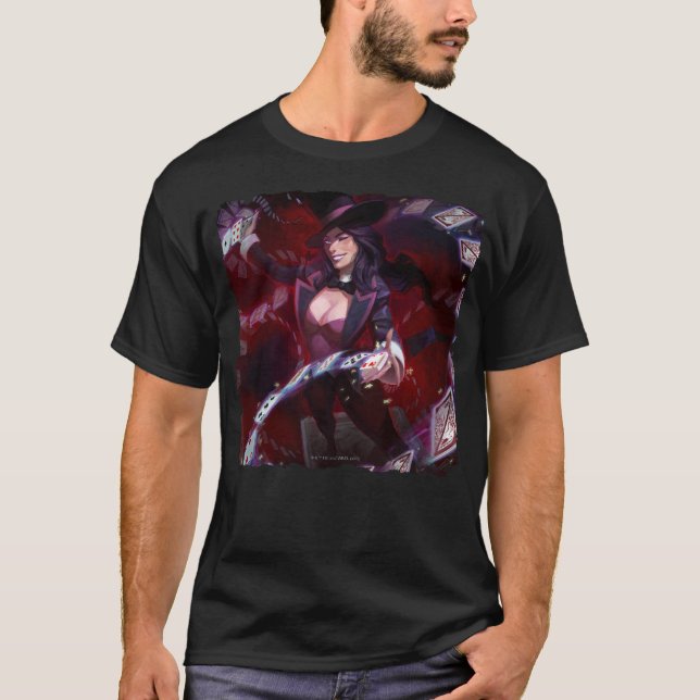 Camiseta Crisis infinita Ilustracion de Zatanna (Anverso)
