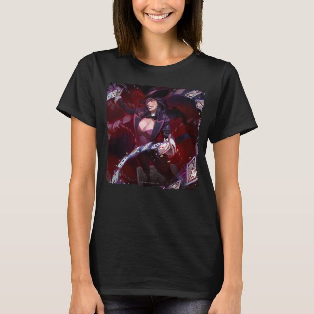 Camiseta Crisis infinita Ilustracion de Zatanna (Anverso)