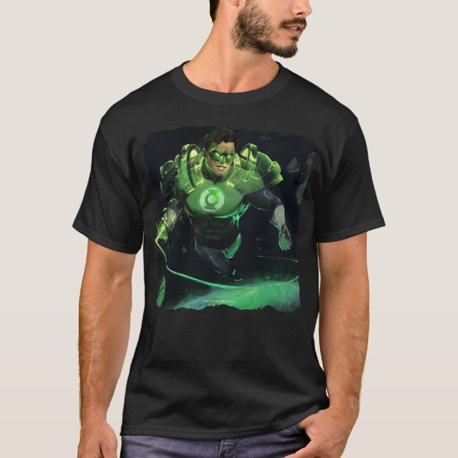 Camiseta Crisis infinita Ilustracion Linterna Verde (Anverso)