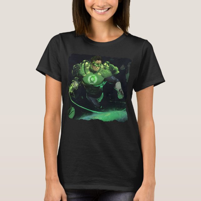 Camiseta Crisis infinita Ilustracion Linterna Verde (Anverso)