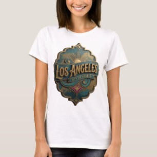 Camiseta Crisp Gold LOS ANGELES CIUDAD DE LOS ÁNGE