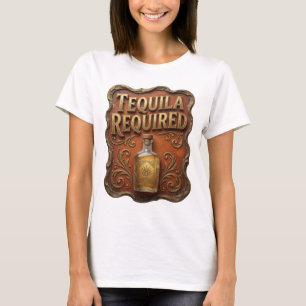 Camiseta Crisp Gold TEQUILA OBLIGATORIA Quote