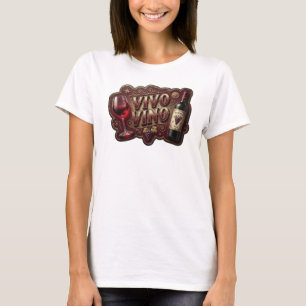 Camiseta Crisp Gold VIVO VINO Quote