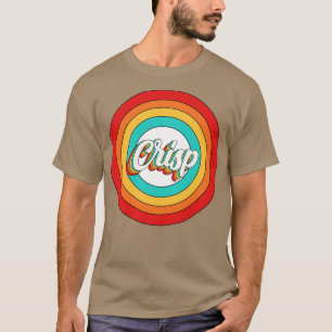 Camiseta Crisp Name Shirt Vintage Crisp Circle