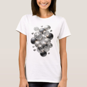 Camiseta Crisp Silver DIAMANTES SON LOS MEJORES AMIGOS DE U
