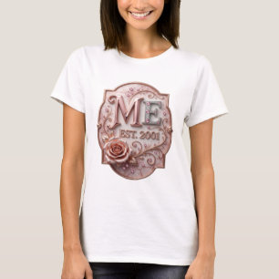 Camiseta Crisp Silver ME EST 2001 Impresión
